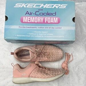 Skechers Pink Sneakers with Memory Foam Comfort